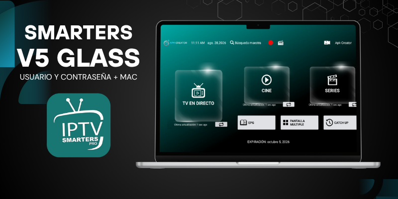 Smarters v5 Glass